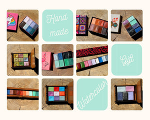 Outlet - Handmade Watercolor Palette - Half / Full Pan Sets - Old Series Last Paints, Art Supplies